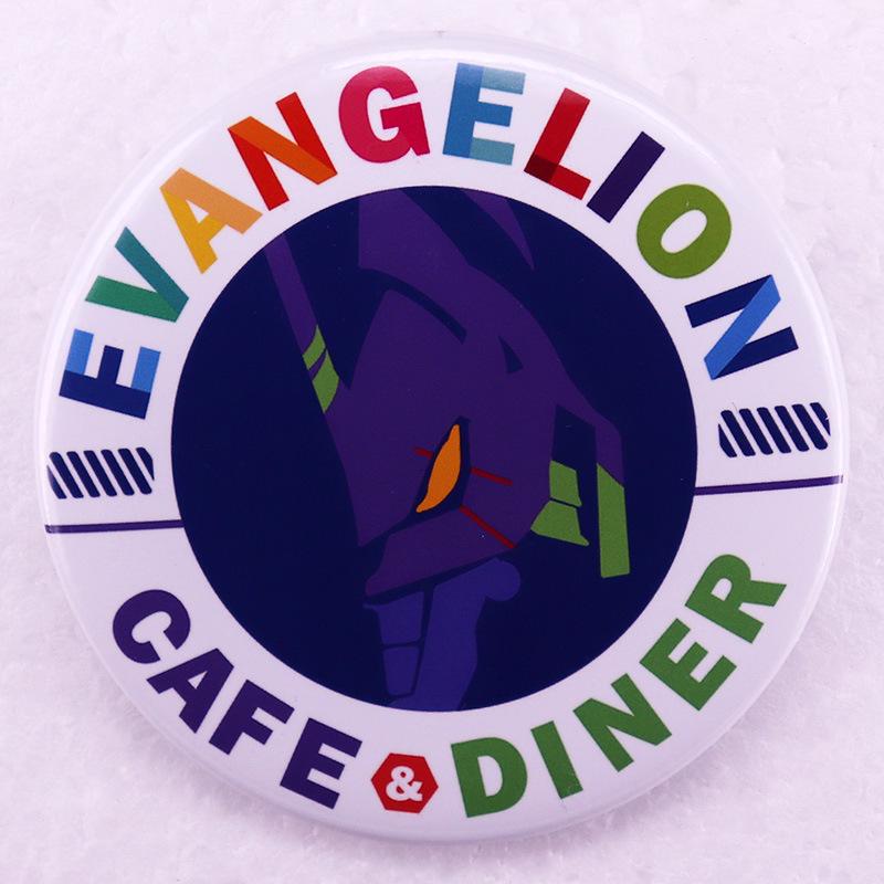 Neon Genesis Evangelion Anime Brooch Pin