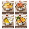 MAXCOOK 316L Stainless Steel Divided Hotpot