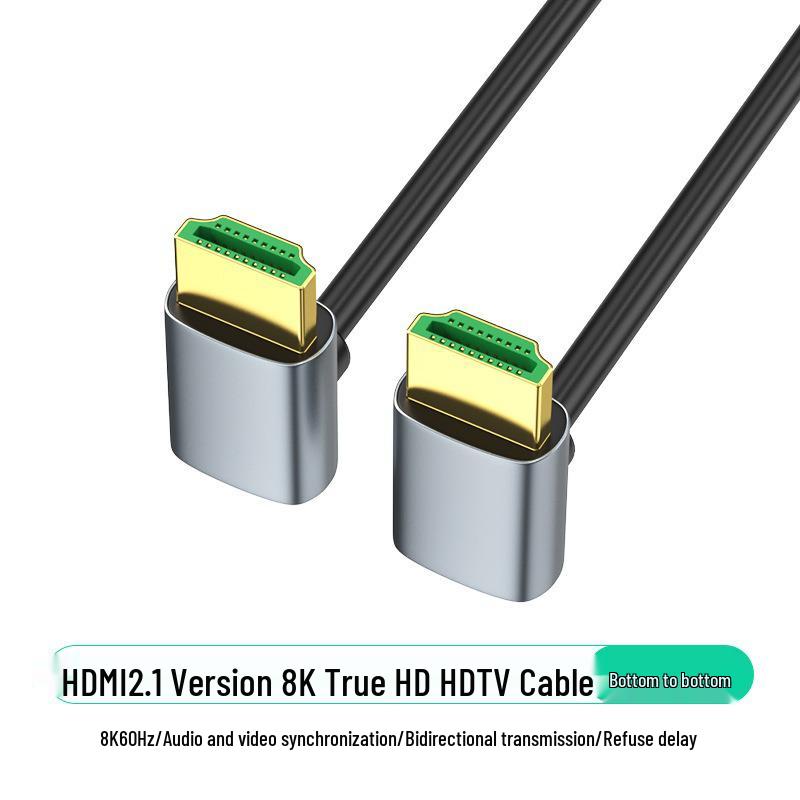 Engineering Grade HDMI 2.1 8K Ultra-Thin Elbow Cable for Computers