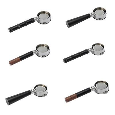 Portafiltro Ergonômico Resistente ao Calor para Cafeteira 58mm Alça de Reposição Textura Metálica para Modelos da Série E61
