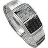 [Casio] CASIO DATA BANK Digital Watch DBC-32D-1A Men's Silver Metal Band Overseas Model [Parallel Import]