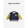 French Arielle De Pinto Boys' Early Autumn Outfit Jacket Casual Jacket Color-Blocking Baby Boy Baseball Jacket