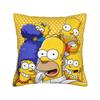 Funny Cartoon S-Simpsons Family Portrait Pillow Case Comfy Pillow Cover For Chair Sofa Home Decor Fashion Cushion Cover