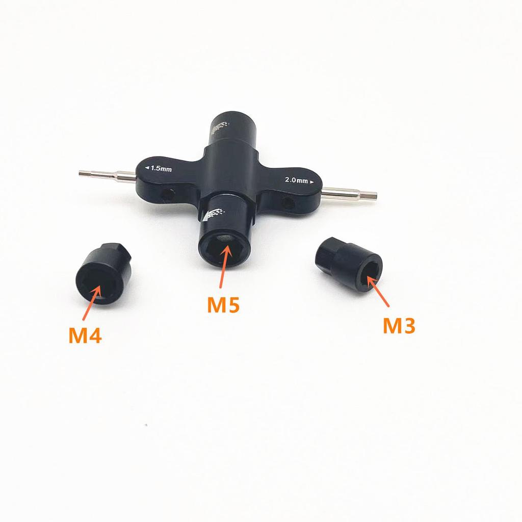 Hexagon Socket Wrench (1.5mm/2.0mm) with Quick Release Sleeve for Drone Repair
