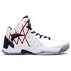Anta KT1 Fabric Comfortable Shock Absorbing Wear Resistant Mid Top Basketball Shoes Men sneaker White Black Red 11631101-1