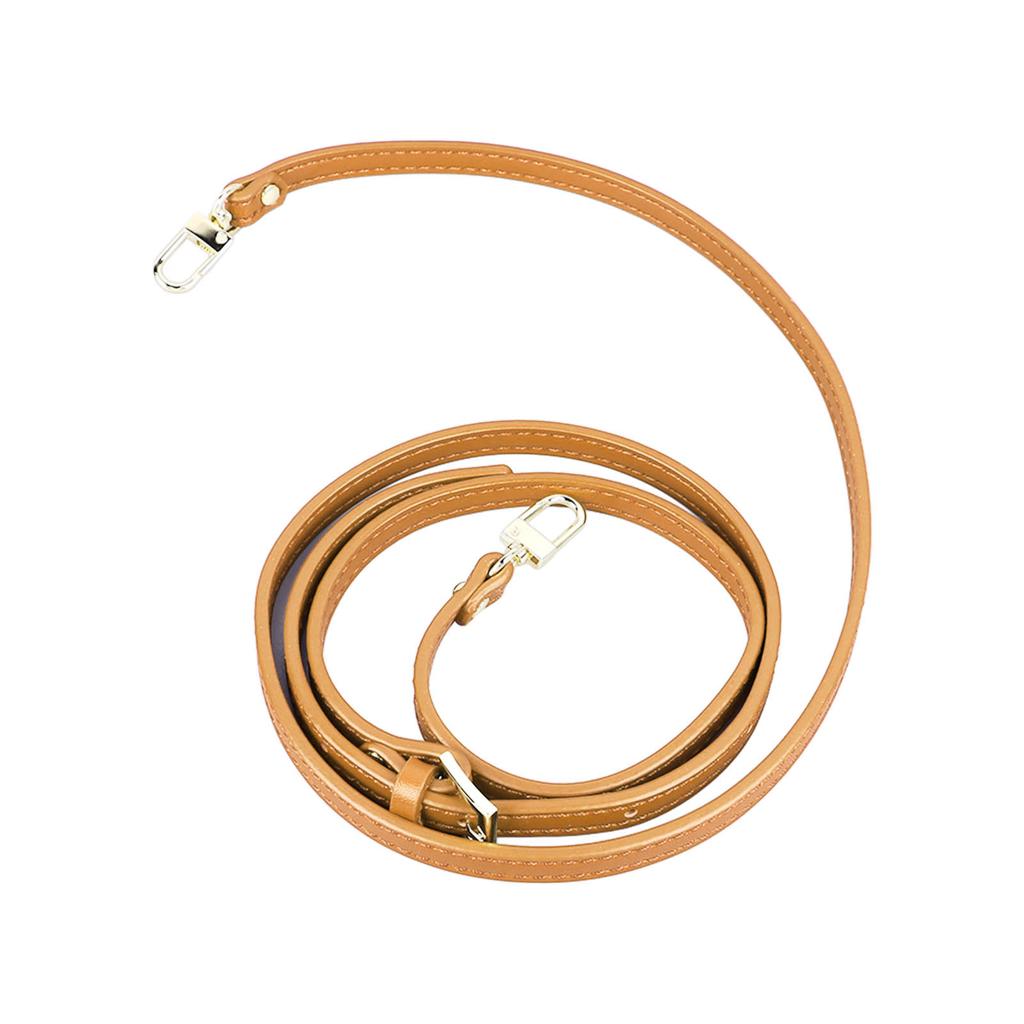 Leather Bag Strap 41.33 to 48.03in 0.35in Wide Replacement Shoulder Strap for Purse Handbag