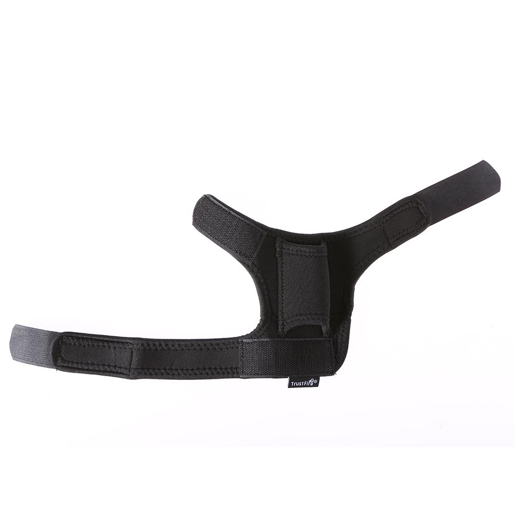 Trustfire Outdoor Torch Flashlight Holder Soft Neoprene Hand Arm Mount Wrist Strap Glove Hand Free