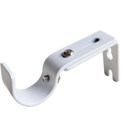 Adjustable Curtain Rod Brackets Metal Hanger for 1 Inch Rod Drapery Rod Holders Home Hardware Window Curtain Rod Support