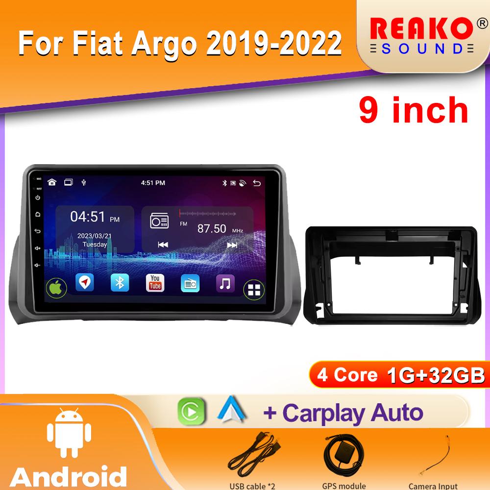 Android 2K Car Radio For Fiat Argo 2019  2020 2021 2022 Video Multimedia Player Navigation Stereo GPS 4G Carplay Autoradio