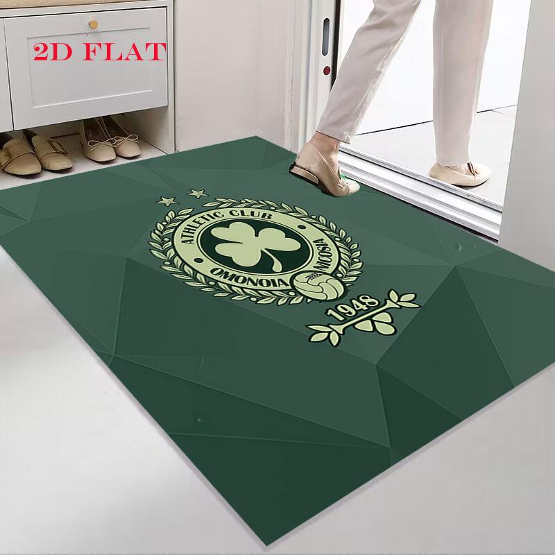 AC Omonia logo Carpet Rug for Living Room Bedroom Home Sofa Decoration,Kids play Nonslip Floor Mat