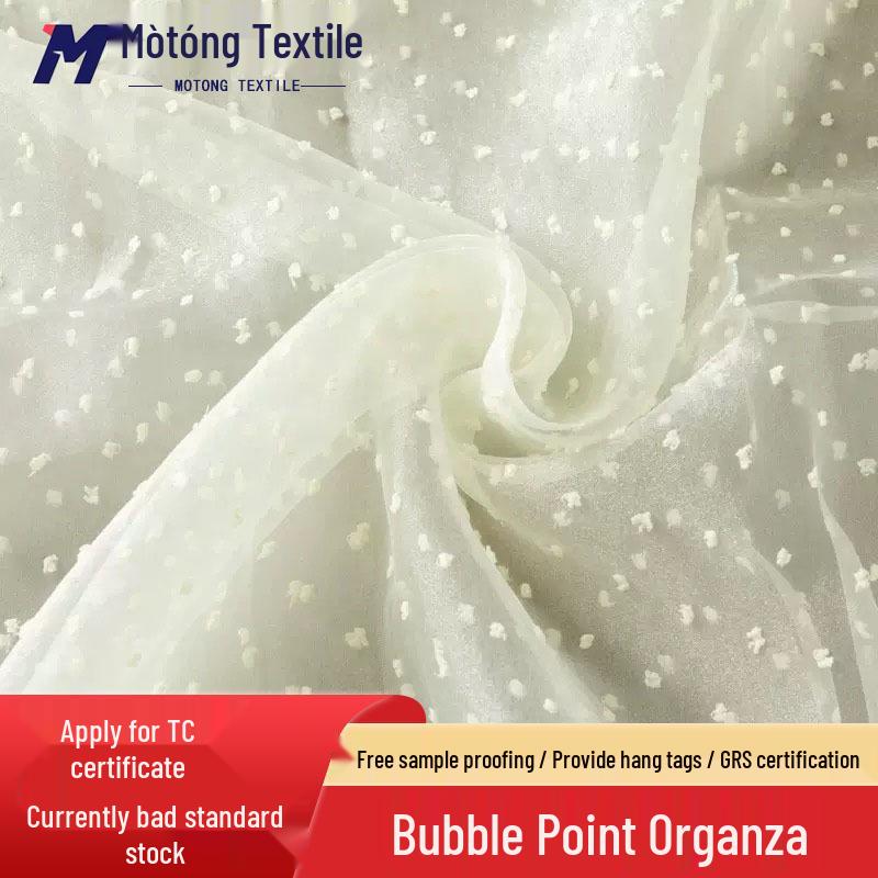 Eco-Friendly Jacquard Organza for Women s and Children s Wear Skirts