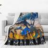 Tralalero Tralala - Italian Brainrot Meme Blankets Travel Office Flannel Throw Blanket For Couch Chair Soft Warm