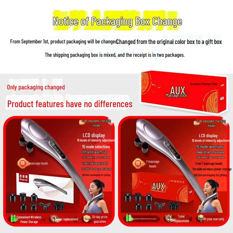 AUX Dolphin Handheld Full Body Vibration Massager