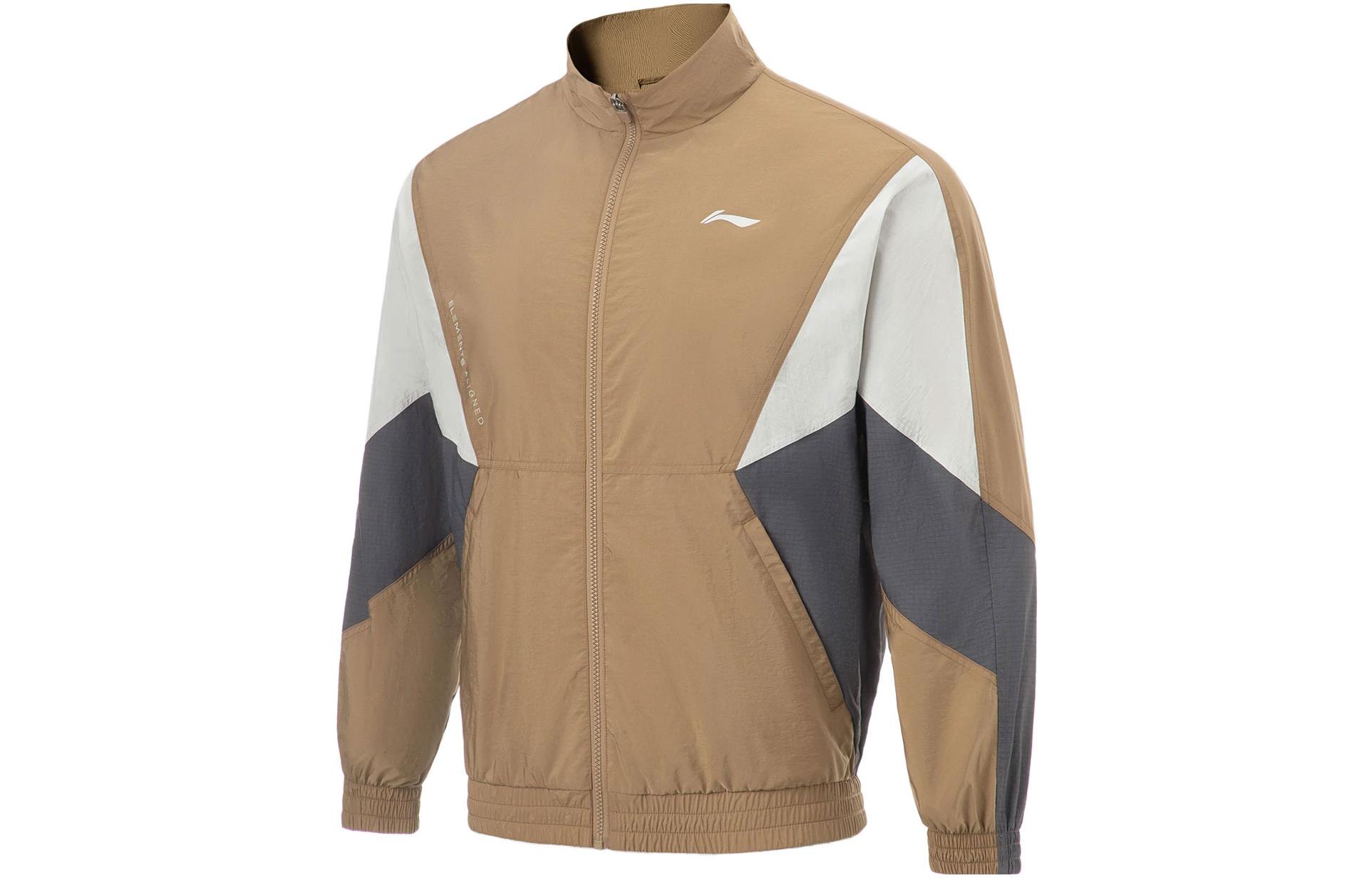 Li Ning Jacket Men s Light Chestnut Brown AFDT385-7 L
