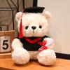 Graduation Bear Plush Toy PhD Hat Teddy Bear Stuffed Animal for Students Kids Gift