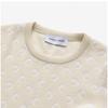 Marine Serre Jacquard Fitted Women S Knit Wtk014a Ckni0530 Wh20