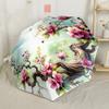 Floral Still Life Bouquet Portable Automatic Umbrella Compact 8-Rib Design Durable Plastic & Iron Durable Everyday Carry Umbrella Elegant Umbrella