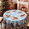 Christmas Atmosphere Snowflake Farm Tablecloth, Waterproof, Oil-Proof, Wash-Free And Anti-Scalding Table Mat, Household Coffee Table Table Cloth