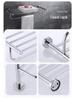 Stainless Steel Bathroom Towel Rack & Hanger Set