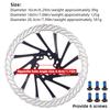 Bicycle Disc Brake Rotor 160/180/203mm Hydraulic Floating Martensitic Stainless Steel Durable Precision Secure Fit for MTB DH