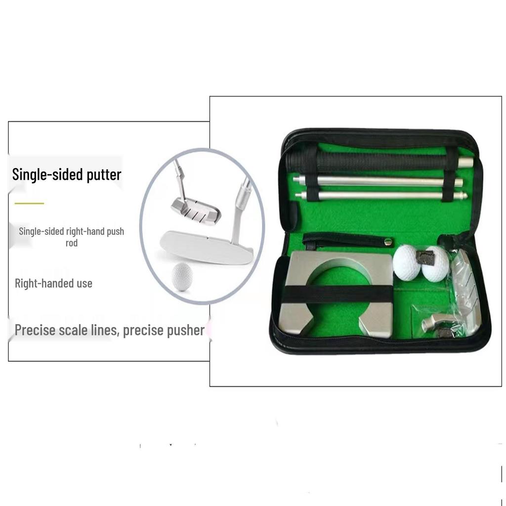 Golf Club Three-Section Double-Sided Zinc Alloy Putter for Beginners