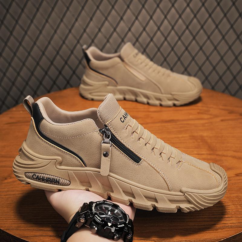 New Men's Casual Sports Shoes, Flat, Anti-slip and Breathable Loafers, Walking and Workwear Men's Shoes Designer