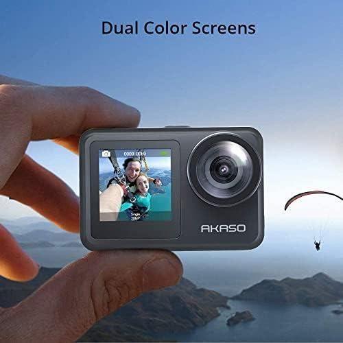 Caméra Sport AKASO Brave 7 LE - 4K - Étanche - Stabilisateur Electronique - Noir