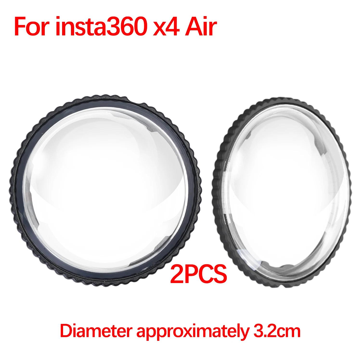 For Insta360 X4 Air Optical PC Camera Rotating Lens Scratch-resistant Covers Premium Rotating Lens Guard for Insta360 X4 Air 1Set(2Pcs)