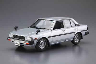 Aoshima Bunka Kyozai Die Modellauto-Serie Toyota Corolla Limousine Plastikmodell (AOSHIMA) 1/24 E71/70 GT/DX '79