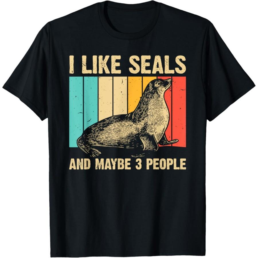 Cool Seal For Men Women Sea Animal Lover Sea Lion Creature T-Shirt S