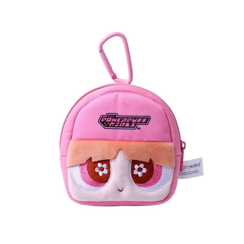 Girls Blossom Whoopass Bubbles Buttercup Cartoon Anime Plush Small Storage Bag