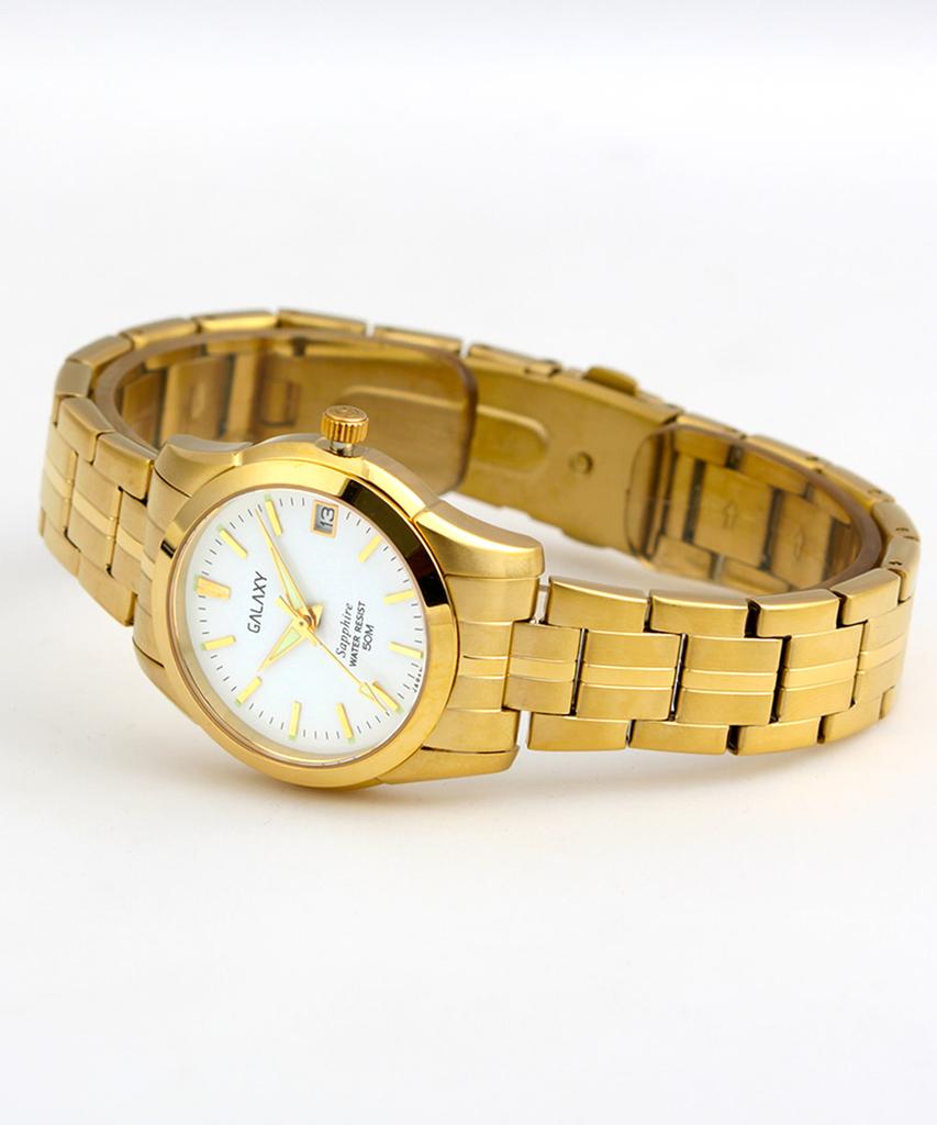 Gaelleogsi 5 Atm Women'S Metal Wristwatch Qa9012Fc