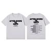 Fashion Short Sleeve T-shirt The Weeknd After Hours Til Dawn Tour Merch T-shirts Men's Women Cotton T Shirts