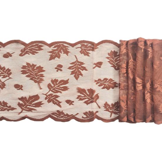 30x180cm Embroidered Maple Leaf Table Runner Easy To Clean Special Event Table Flag Kitchen Dining Party Decor