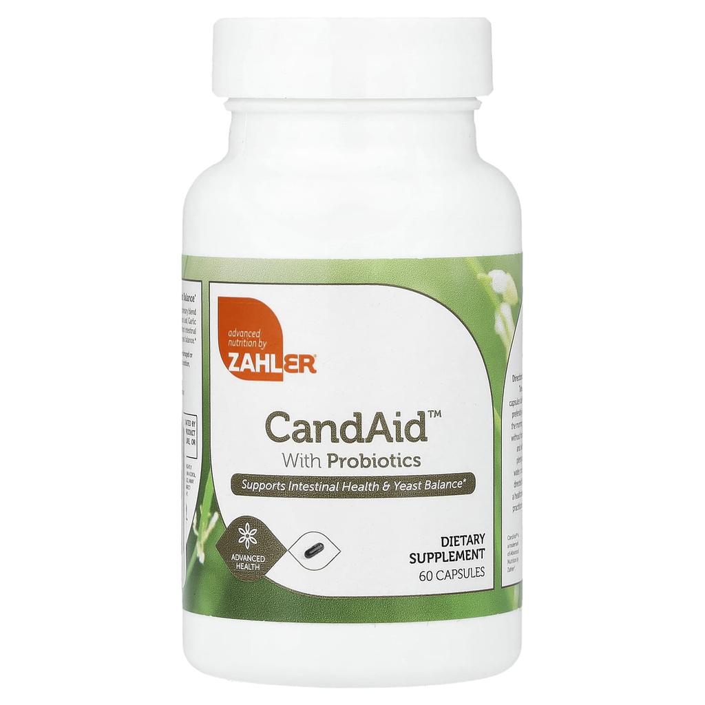 Zahler, CandAid™ Probiotic, 60 Capsules