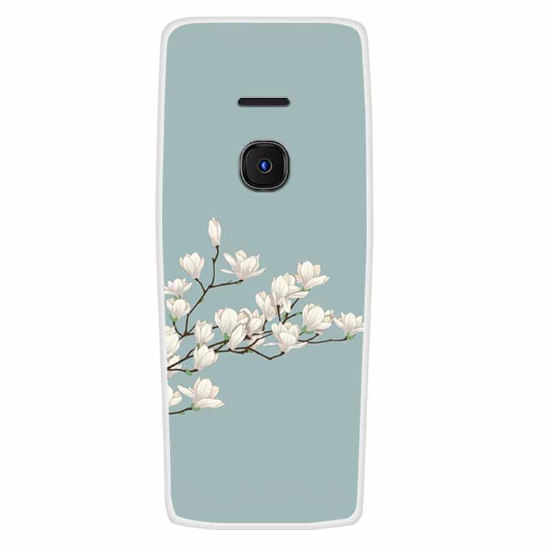For Nokia 8210 4G Case Soft Silicone Space Landscape Covers for Nokia 6300 4G Cases Colorful Bumpers Cat Phone Protective Bags