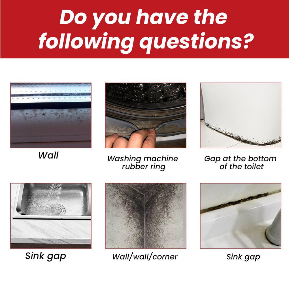 Wall Cleaner Spray Home Stain Remover Tool 60ml Multi-Function Wall Cleaner Spray For Bathroom Commercial Bedroom Living Room