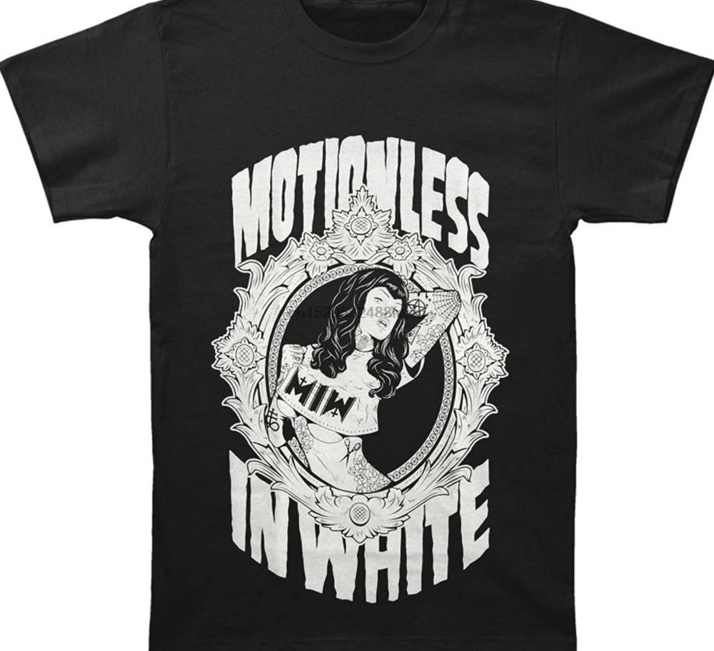 Motionless in White Men T-shirt Black Unisex All Sizes S-5XL Unisex T-Shirt L