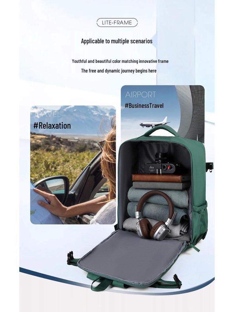Women's Multi-Functional Large Capacity Backpack for Travel & Business - Double Shoulder Bag for Laptop & Students