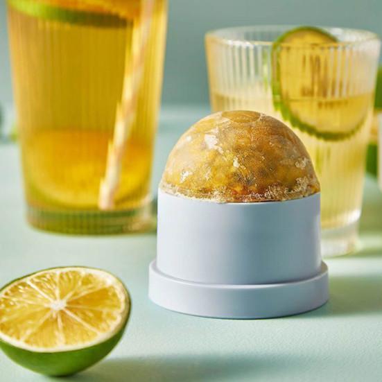 4Pcs Ice Hockey Mold with Lids Easy Release Sphere Ice Cube