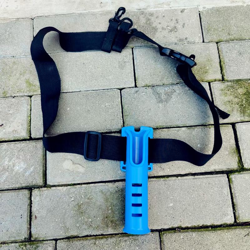 Portable Rod Holder Waist Bag with Lure Rack for Rods