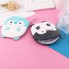Ladies Student Plush Zipper Bag Key Bag With Keychain Coin Bag Earphone Bag Coin Purse Mini Wallet