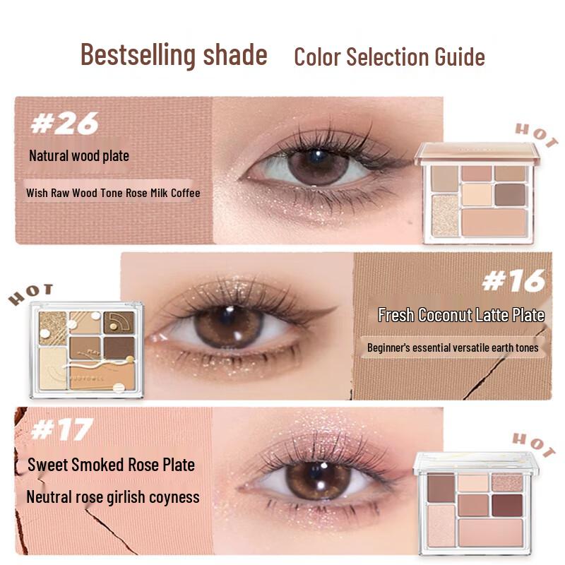 Judydoll Verspielte 7-Farben-Lidschattenpalette