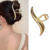 Bun Cliphair Clipofficesimplehair Accessoryhair holderpopularKorean Stylestylishgiftfor Ladieslarge Sizeofficehair Ornamentclip (gold Minimal Design)