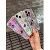 DIY Epoxy Sticker Snowman for Apple iPhone 17 Pink Bear 16 Mobile Phone Case 14 2-in-1 15 Color Edge 13