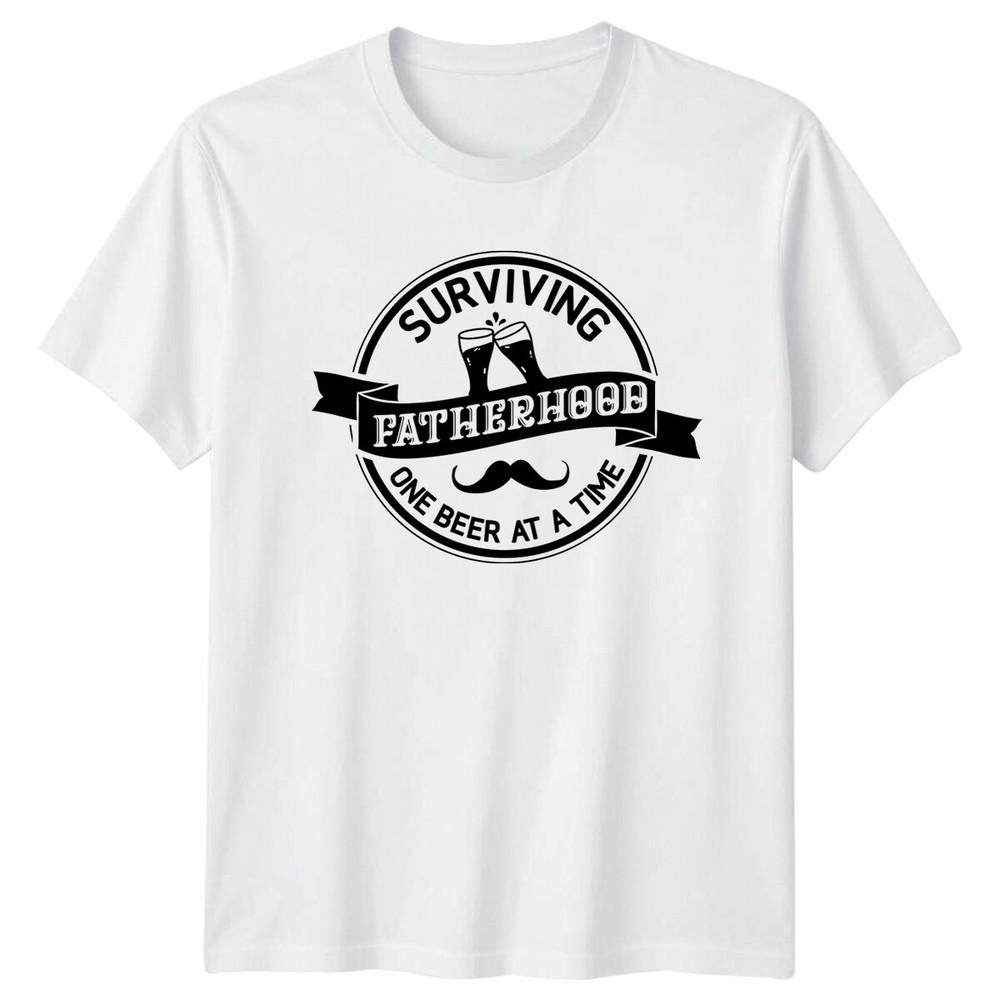 Surviving Fatherhood One Beer At A Time Unisexs TShirt Fathers Day Gift S
