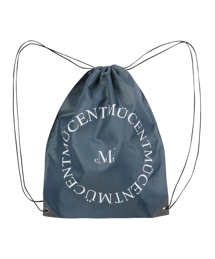 Mucent Round Logo String Gym Sack Bag (Unisex)