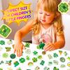 50Pcs St Patrick's Stickers - Lucky Shamrock Vinyl Decals for DIY Crafts & Decor (5x4.9cm)