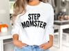 Halloween Stepmother Gift: Solid Color Round Neck Sweatshirt - Fashionable, Personality-Driven, Casual Style