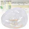 Inflatable Chair Comfortable Relaxing Transparent Ergonomic Space Saving PVC Blow Up Couch Chair